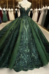 Sequin Sparkly Off The Shoulder Ball Gown Evening Prom Dresses Sweet 16 Dresses